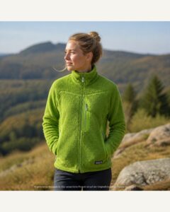 Fleecejacke mit Reißverschluss R1® Pile grün | Patagonia | XS | Fleecejacken-Damen