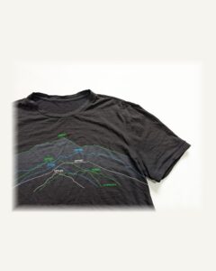 T-Shirt Schwarz Print Mount Everest | Icebreaker