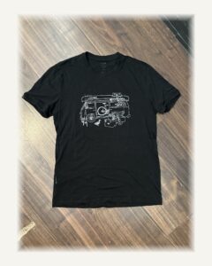 T-Shirt mit Print schwarz | Icebreaker | S