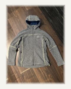 Fleecejacke mit Kapuze grau | Haglöfs | M