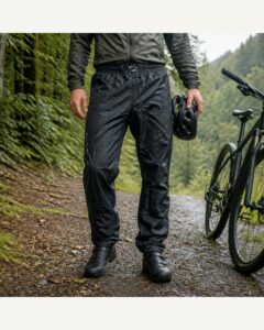 Regenhose Fahrrad schwarz | VAUDE | XXXL | Radhosen-Herren