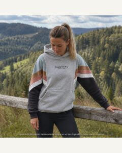 Hoodie Sweatshirt grau bunt | Andere | S | Hoodies