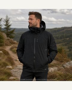 Hardshell-Jacke mit Kapuze Schwarz | Mammut | L | Hardshell-Herren