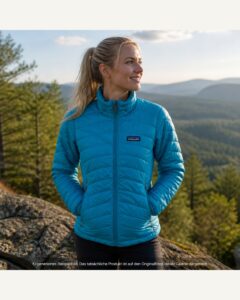 Leichte Daunenjacke Damen Türkis | Patagonia | XS | softshell-damen