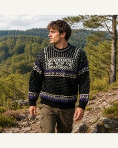 Norweger-Pullover Schwarz | Dale Of Norway | L | hoodies-damen